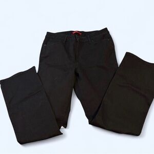 Black Straight-Leg Pants